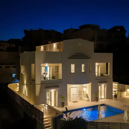 Old Town 7 Min - Free Airport Pickup - 6br Villa Rhodes City